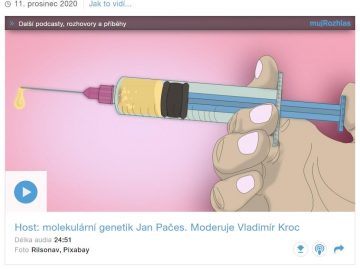 AUDIO: Jan Pačes: Drobné příznaky po očkování jsou žádoucí. Je to známka toho, že vakcína funguje