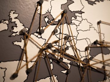 World Europe Map Connections  - TheAndrasBarta / Pixabay