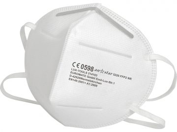 Test respirátorů a roušek