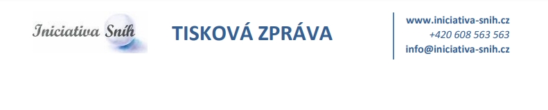 Tisková zpráva Iniciativy Sníh