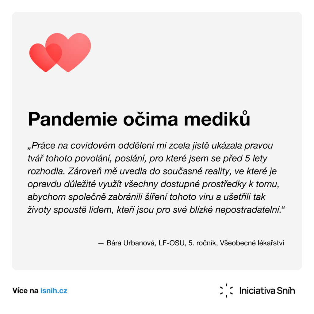 Pandemie očima mediků