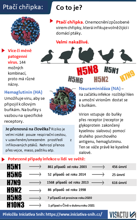 Obr. 3 – infografika. Co je to ptačí chřipka?